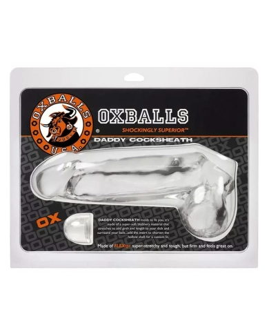 Oxballs Daddy Cocksheath penis sleeve - Transparent