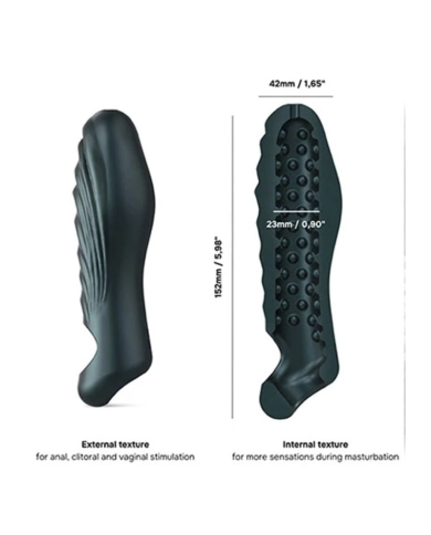 ManWan Ryzer penis case and masturbator - Petrol blue ManWan Ryzer penis case and masturbator - Petrol blue