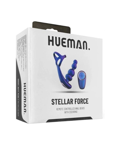 Penis ring & rotating anal rosary - Hueman Stellar Force Penis ring & rotating anal rosary - Hueman Stellar Force