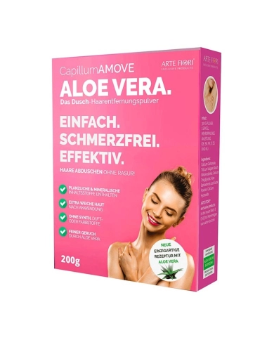 Aloe Vera depilatory powder - Arte Fiori Capillum AMOVE Aloe Vera depilatory powder - Arte Fiori Capillum AMOVE