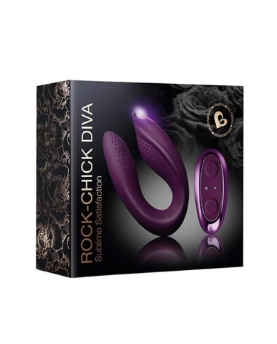 Diva 2-in-1 Vibrator - Rocks-Off Rock-Chick