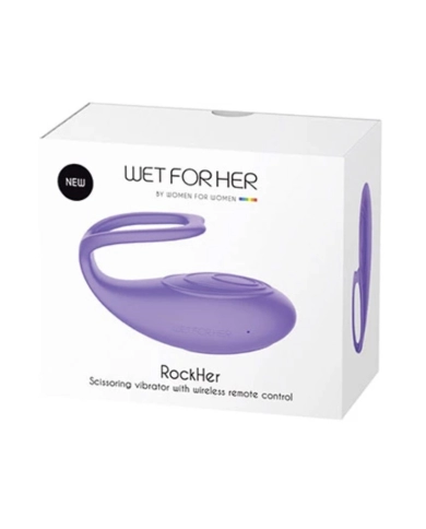 Wet For Her RockHer Scissoring lesbian vibrator
