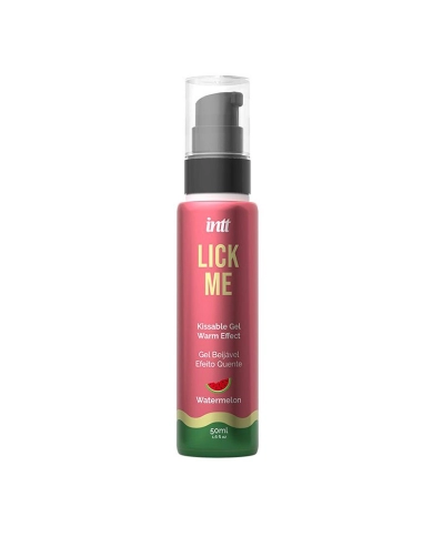 Gel embrassable effet chauffant 
50 ml - Intt Licke Me Watermelon Gel embrassable effet chauffant 
50 ml - Intt Licke Me Watermelon