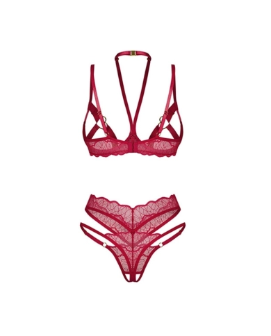 Set aperto sexy Cupide Desir (Rosso) - Obsessive Set aperto sexy Cupide Desir (Rosso) - Obsessive