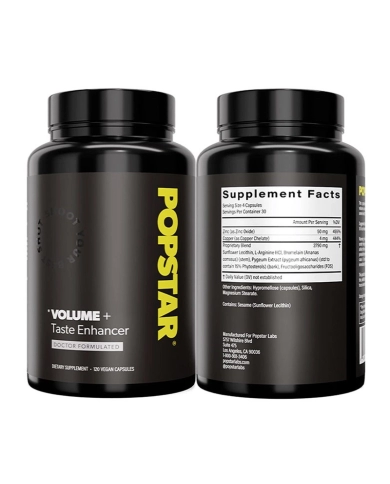 Popstar Volume + Taste Capsules (120 tablets) Popstar Volume + Taste Capsules (120 tablets)