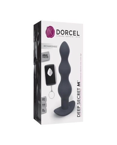 Remote-controlled vibrating anal beads - Marc Dorcel Deep Secret M