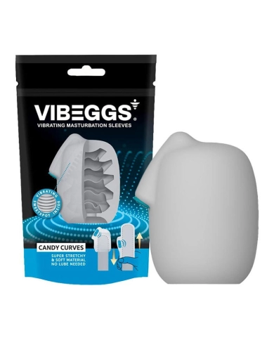 Vibeggs vibrating masturbator - Candy Curves Vibeggs vibrating masturbator - Candy Curves