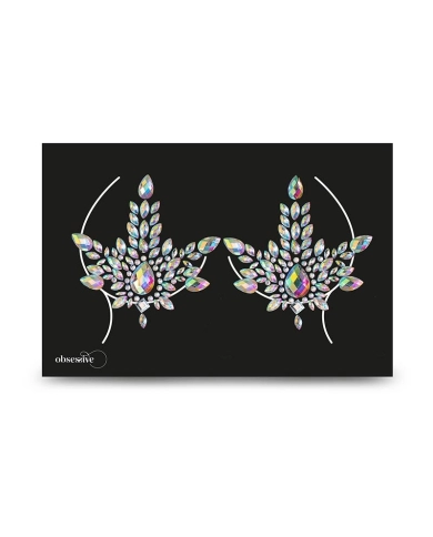 Selbstklebender Schmuck für Brüste Obsessive 2924