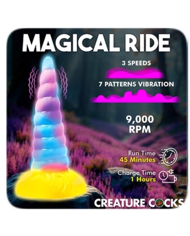 Creature Cocks Unicorn Vibrator - 17 cm Creature Cocks Unicorn Vibrator - 17 cm