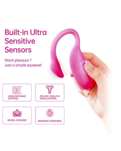 Verbundene Vibro-Ei (Rosa) - Magic Motion Flamingo Max