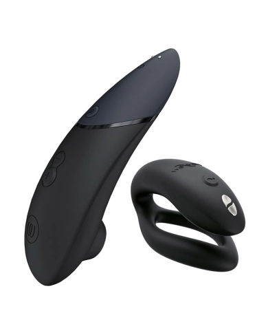 Womanizer Lust & Luxury (Schwarz) – Klitorisstimulator und Cockring Womanizer Lust & Luxury (Schwarz) – Klitorisstimulator und Cockring