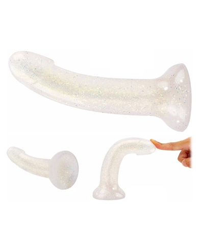Dildo Love to Love Dildolls Extravaganza – 16 cm – Weiß mit Glitzer Dildo Love to Love Dildolls Extravaganza – 16 cm – Weiß mit Glitzer