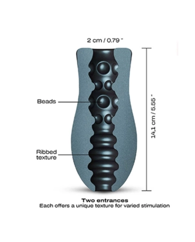 Masturbateur Dorcel Sili-Cup Dual Sensation Masturbateur Dorcel Sili-Cup Dual Sensation
