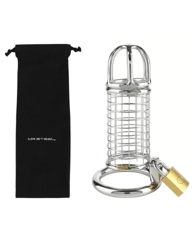 Stainless steel chastity cage - Mr. Steel Matrix