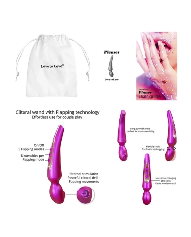 Stimolatore clitorideo Love to Love Pleaser - Iridescent Berry Stimolatore clitorideo Love to Love Pleaser - Iridescent Berry