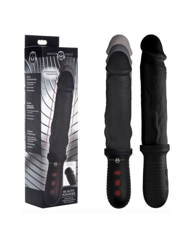Realistischer Vibrator mit Hin- und Herbewegung (Schwarz) – Master Series Auto Pounder Realistischer Vibrator mit Hin- und Herbewegung (Schwarz) – Master Series Auto Pounder