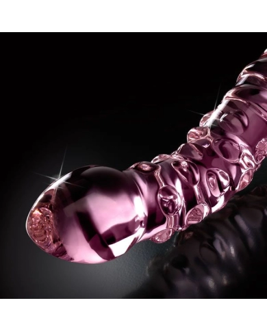 Doppio dildo di vetro - Icicles No 55 Doppio dildo di vetro - Icicles No 55