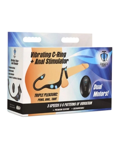 Trinity Men Penis Ring & Anal Stimulator Trinity Men Penis Ring & Anal Stimulator