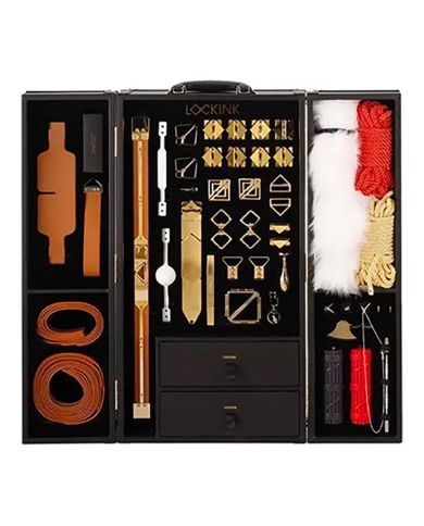 24-teiliges Luxus-BDSM-Set – Lockink All-in-1 BDSM Play Kit 24-teiliges Luxus-BDSM-Set – Lockink All-in-1 BDSM Play Kit