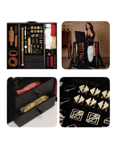 24-teiliges Luxus-BDSM-Set – Lockink All-in-1 BDSM Play Kit 24-teiliges Luxus-BDSM-Set – Lockink All-in-1 BDSM Play Kit