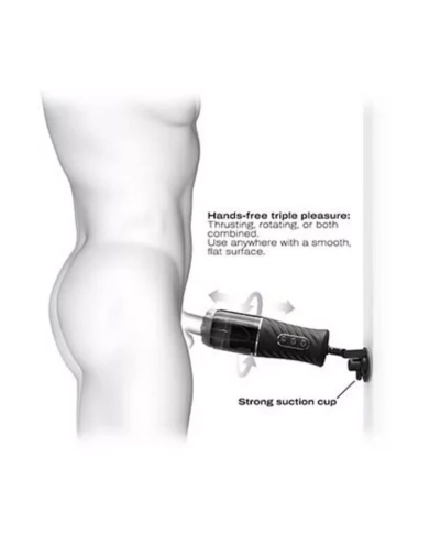 Rotating back-and-forth masturbator - Dorcel Thrust Blow Pro Rotating back-and-forth masturbator - Dorcel Thrust Blow Pro