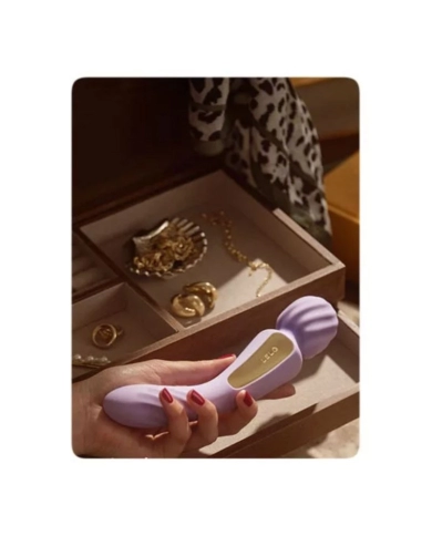 Vibrating wand vibrator - LELO Switch (Lilas)