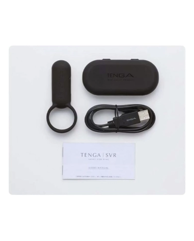 Anello fallico vibrante - Tenga SVR (nero) Anello fallico vibrante - Tenga SVR (nero)