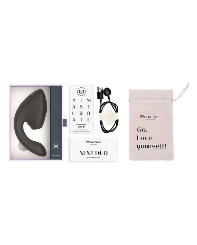 Womanizer NEXT DUO (Black) - Clitoral and vaginal stimulator Womanizer NEXT DUO (Black) - Clitoral and vaginal stimulator
