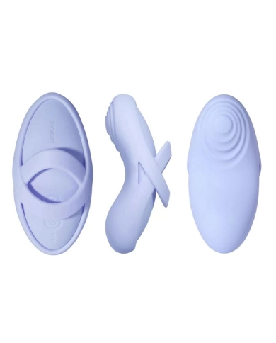 Vibrierender und wärmender Stimulator aus Silikon – Svakom Echo 2 (Himmelblau)