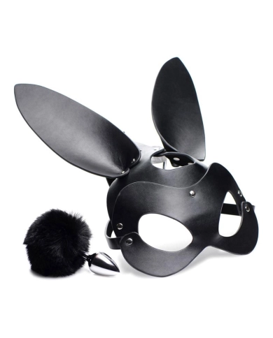 Bondage set Rabbit mask and anal plug with pompom - Tailz Bondage set Rabbit mask and anal plug with pompom - Tailz