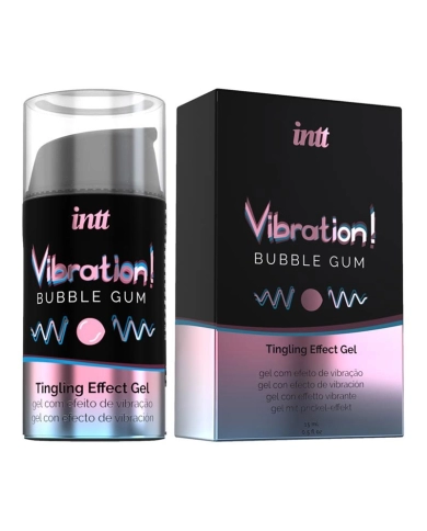 Orgasmusverstärkendes Gel Intt Vibration! Bubble Gum – 15 ml Orgasmusverstärkendes Gel Intt Vibration! Bubble Gum – 15 ml