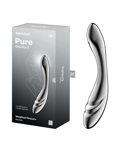 Dildo en acier inoxydable Satisfyer Pure Gravity 3