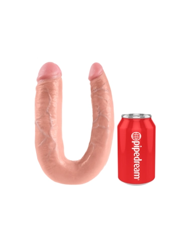 Realistic Bent dildo - King Cock Double Trouble Realistic Bent dildo - King Cock Double Trouble