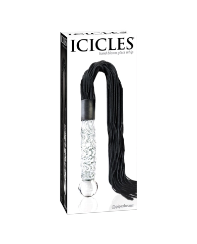 BDSM Martinet mit Glasdildo - Icicles 38