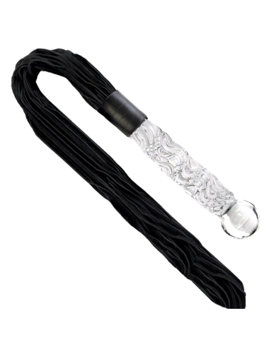 Frusta BDSM con dildo di vetro – Icicles 38 Frusta BDSM con dildo di vetro – Icicles 38