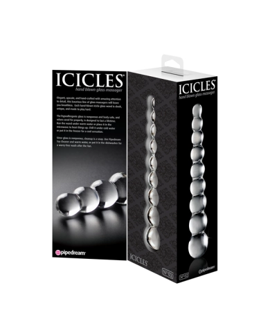 Chapelet anal en verre ICICLES N°2