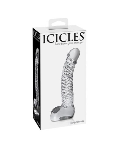 Realistic glass dildo - Icicles No. 61 Realistic glass dildo - Icicles No. 61