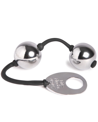 Silver Metall Liebeskugeln - 50 Shades of Grey