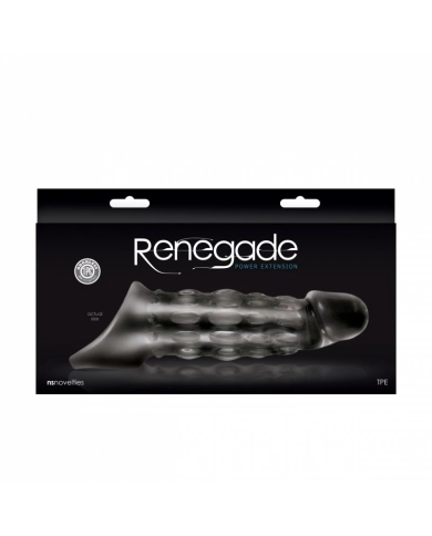 Gaine pour agrandir le pénis - Renegade Power Extension transparent Gaine pour agrandir le pénis - Renegade Power Extension transparent