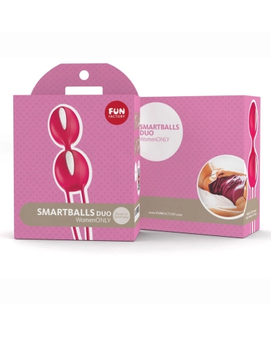 Smartballs Duo Roses et blanches - Fun Factory Smartballs Duo Roses et blanches - Fun Factory