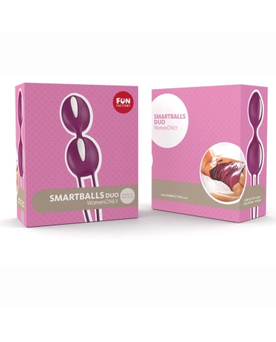 Boules de Geisha Smartballs Duo Violettes et blanches - Fun Factory Boules de Geisha Smartballs Duo Violettes et blanches - Fun Factory