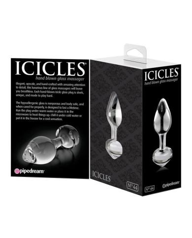 Anal glass plug - Icicles No. 44 Anal glass plug - Icicles No. 44