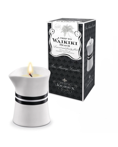 Bougie de massage Waikiki coconut & pineapple - Petits Joujoux