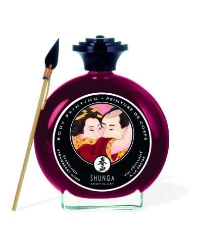 Shunga Body Painting - Erdbeere & Champagner