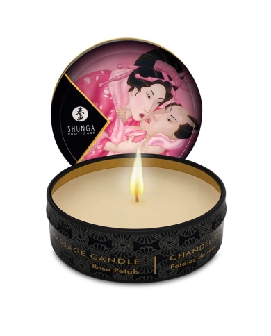 Parfümierte Massagekerze Shunga - Aphrodisia Rose