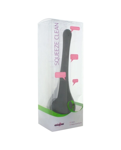 Pera clistere Squeeze Clean 250ml Nero - Seven Creations Pera clistere Squeeze Clean 250ml Nero - Seven Creations