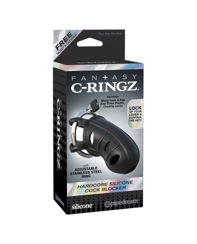 Cage de chasteté en silicone Hardcore Cock Blocker - Pipedream Cage de chasteté en silicone Hardcore Cock Blocker - Pipedream