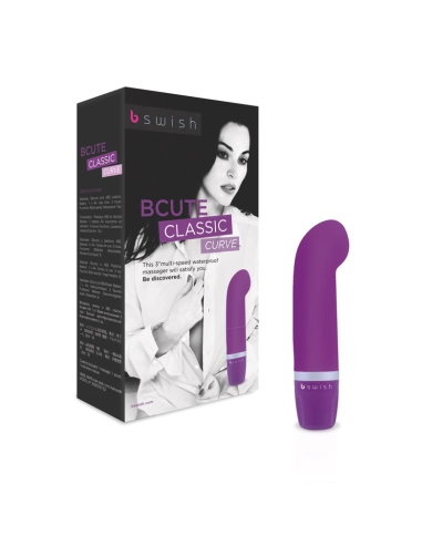 Vibromasseur Point G bcute Classic Curve Violet - B Swish Vibromasseur Point G bcute Classic Curve Violet - B Swish