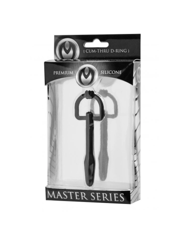 Sonde urétrale en silicone Cum-Thru D-Ring Sonde urétrale en silicone Cum-Thru D-Ring