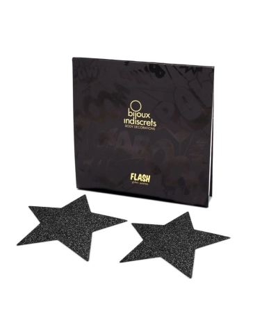 Nippies Flash Star Nero - Copri capezzoli Nippies Flash Star Nero - Copri capezzoli